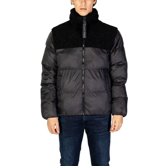 Calvin Klein Jeans Black Recycled Polyester Jackets & Coat