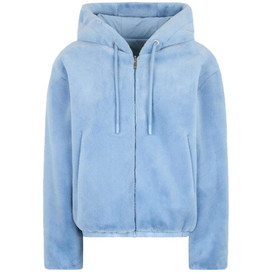 Moose Knuckles Light Blue Nylon Women Jacket $1017.00 Moose Knuckles Luzworld