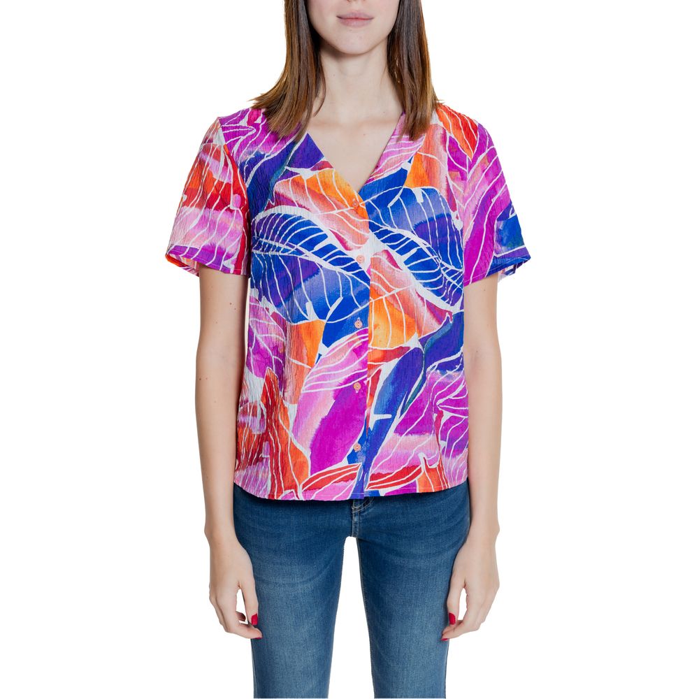 Vila Clothes Multicolor Viscose Blouse