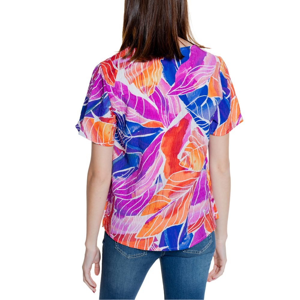 Vila Clothes Multicolor Viscose Blouse