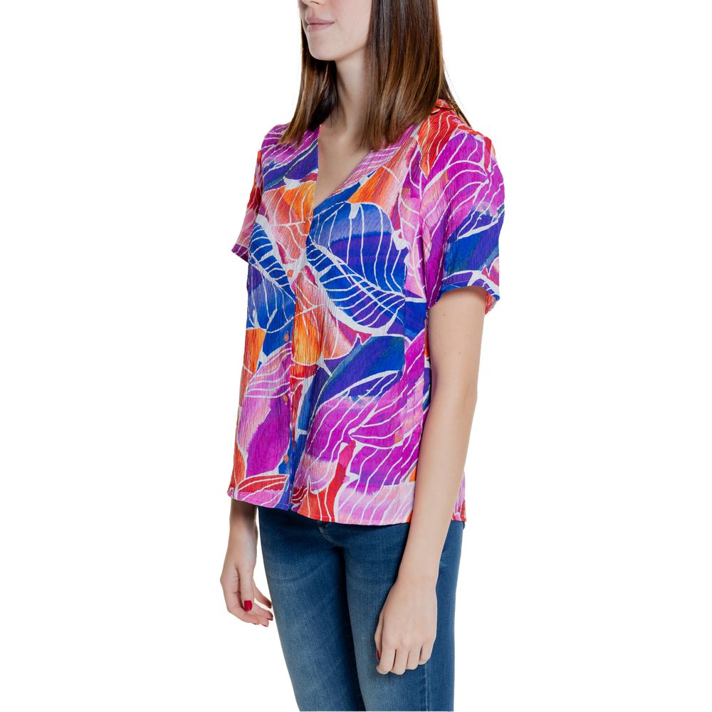 Vila Clothes Multicolor Viscose Blouse