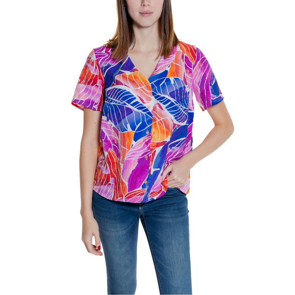 Vila Clothes Multicolor Viscose Blouse