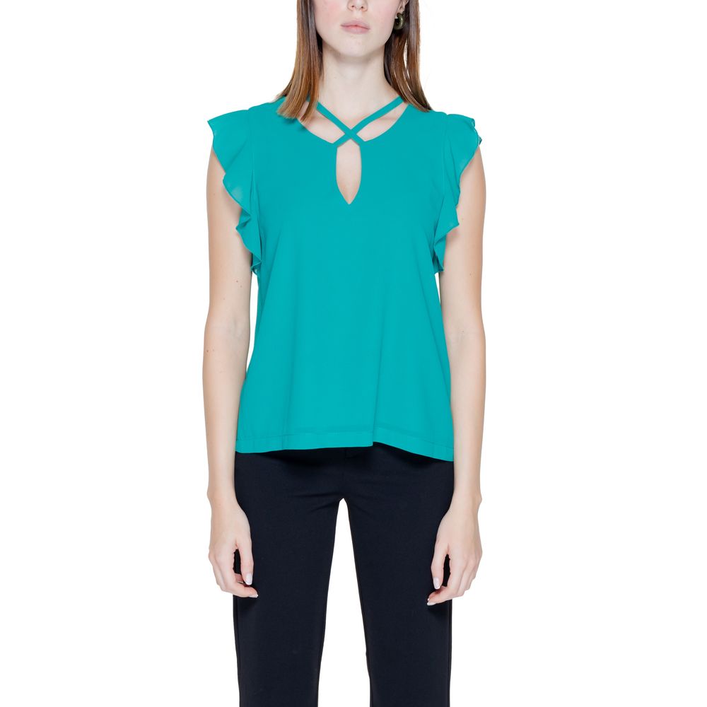 Rinascimento Green Polyester Blouse $166.00 Rinascimento Luzworld