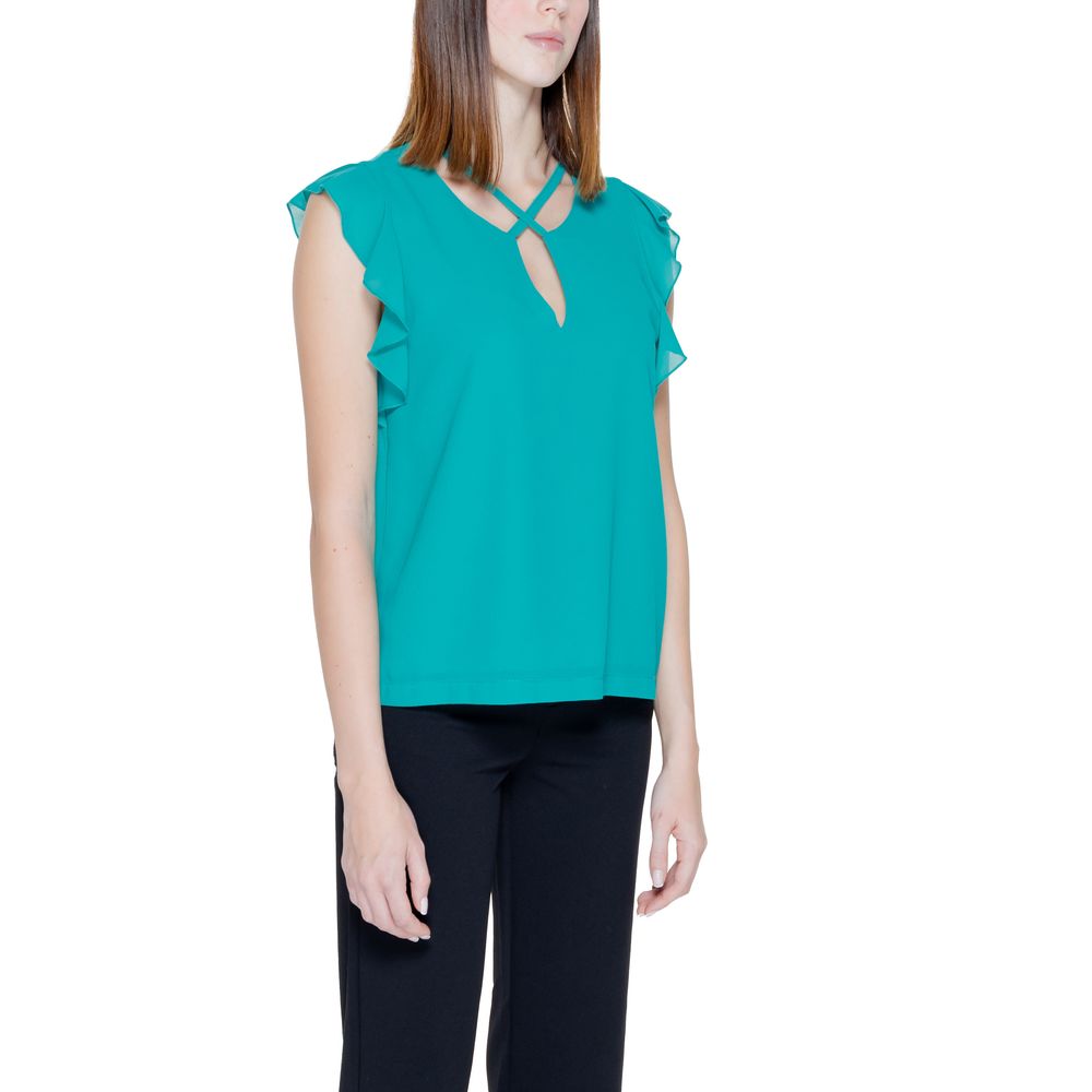 Rinascimento Green Polyester Blouse $166.00 Rinascimento Luzworld