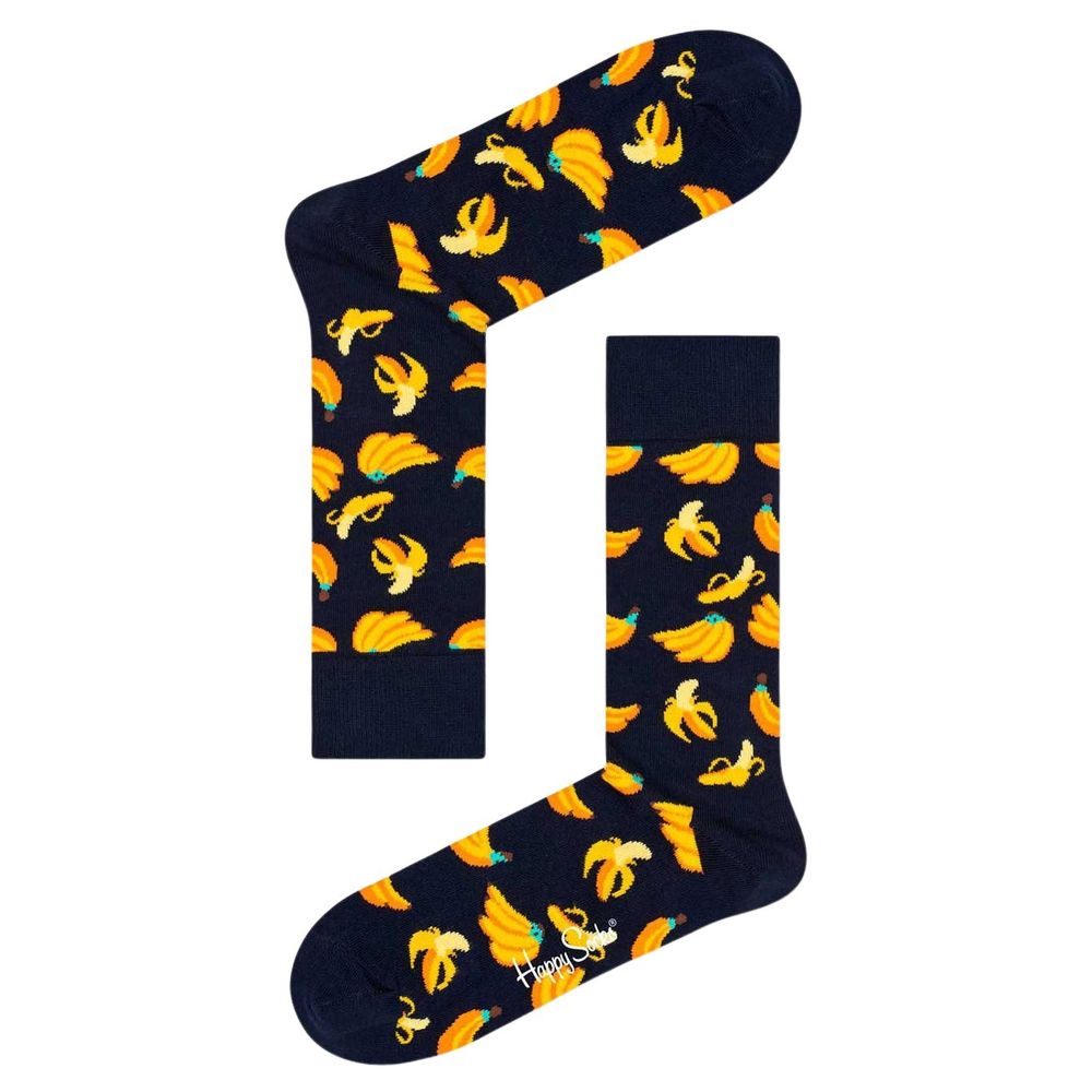Happy Socks Black Cotton Sock