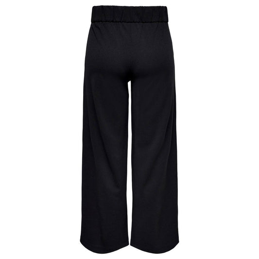 Jacqueline De Yong Black Polyester Pant