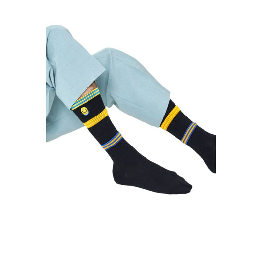 Happy Socks Black Cotton Sock