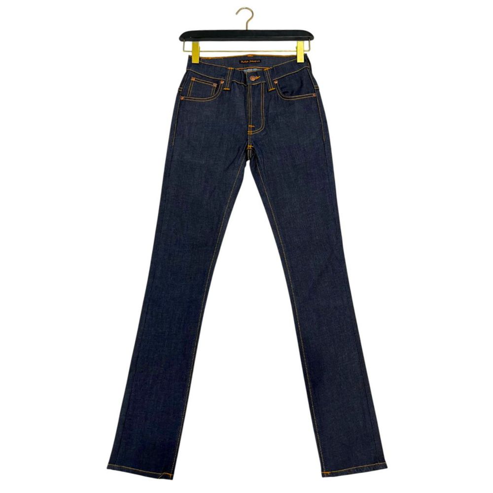 Nudie Jeans Blue Cotton Women Jeans $220.00 Nudie Jeans Luzworld