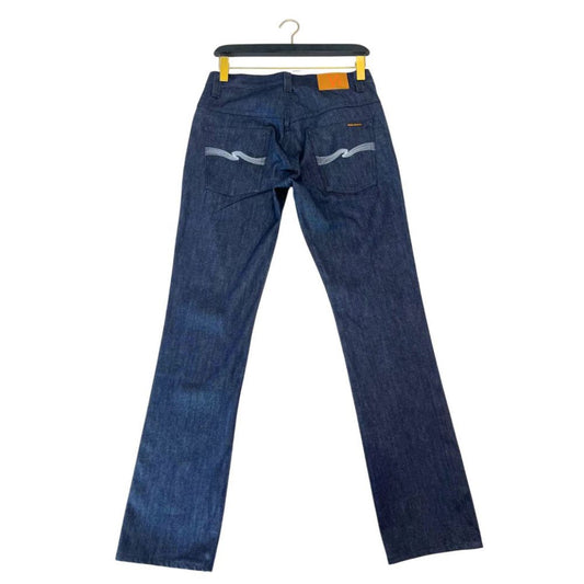 Nudie Jeans Blue Cotton Men Jeans $226.00 Nudie Jeans Luzworld