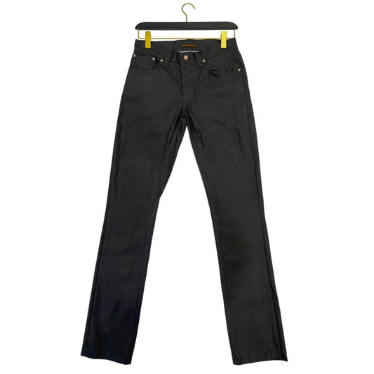 Nudie Jeans Black Cotton Men Jeans $219.00 Nudie Jeans Luzworld