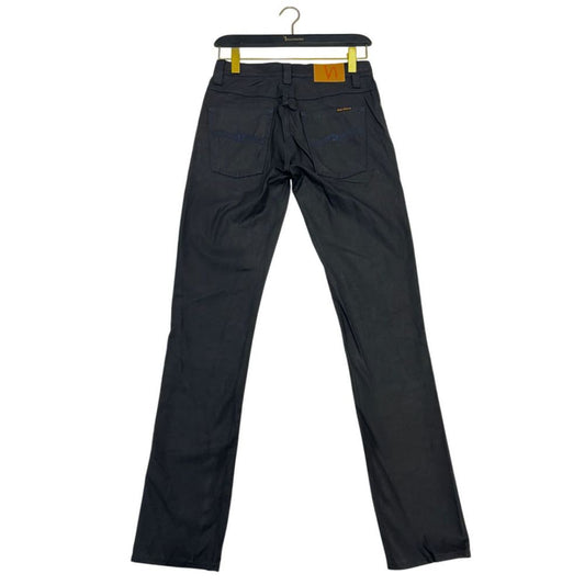 Nudie Jeans Black Cotton Men Jeans $219.00 Nudie Jeans Luzworld