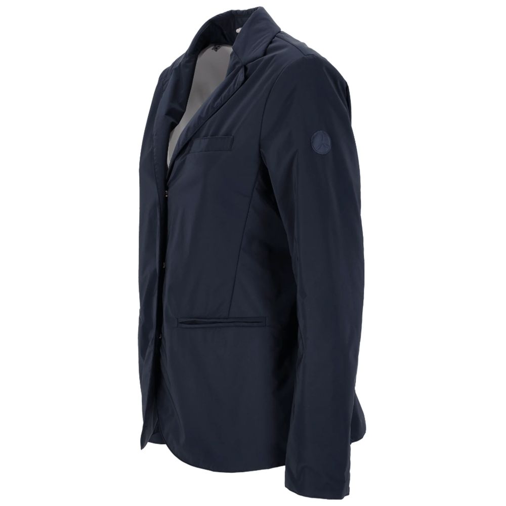 People Of Shibuya Blue Polyester Jackets & Coat $612.00 People Of Shibuya Luzworld