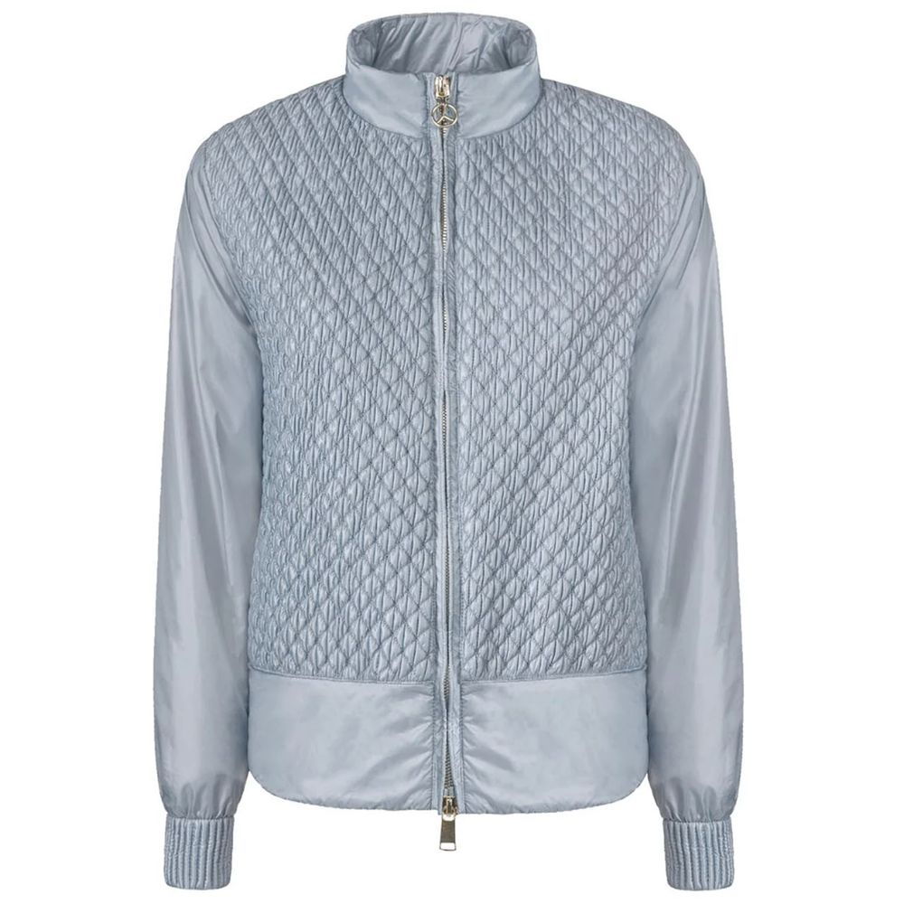 People Of Shibuya Light Blue Nylon Women Jacket $612.00 People Of Shibuya Luzworld