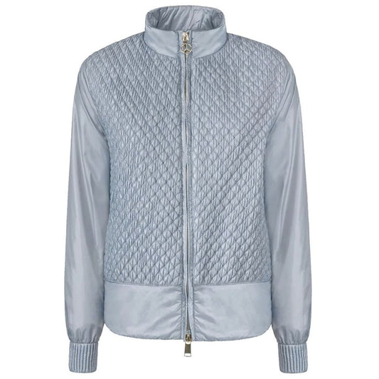 People Of Shibuya Light Blue Nylon Women Jacket $612.00 People Of Shibuya Luzworld