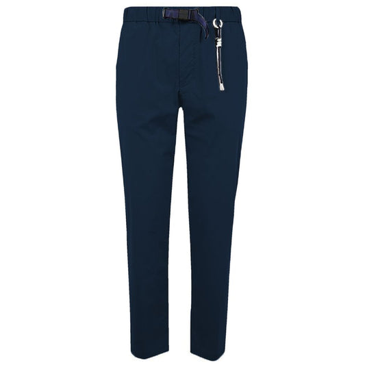 People Of Shibuya Blue Cotton Men Pants $282.00 People Of Shibuya Luzworld