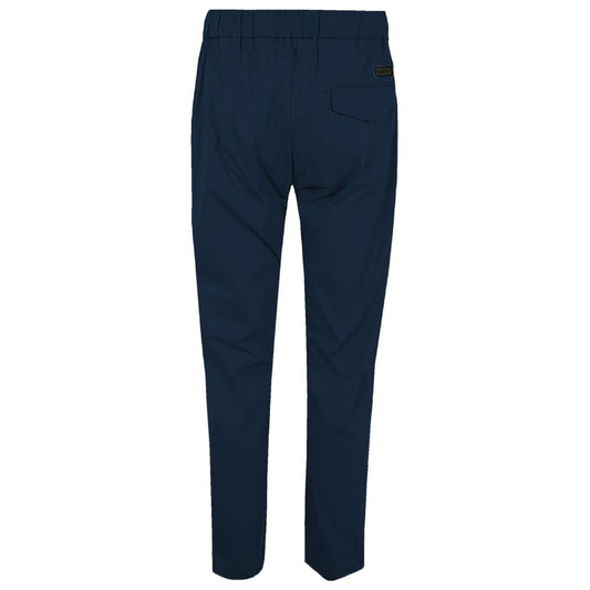 People Of Shibuya Blue Cotton Men Pants $282.00 People Of Shibuya Luzworld