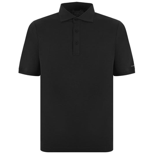 People Of Shibuya Black Cotton Polo Shirt $210.00 People Of Shibuya Luzworld