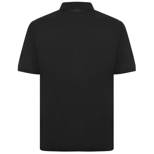 People Of Shibuya Black Cotton Polo Shirt $210.00 People Of Shibuya Luzworld