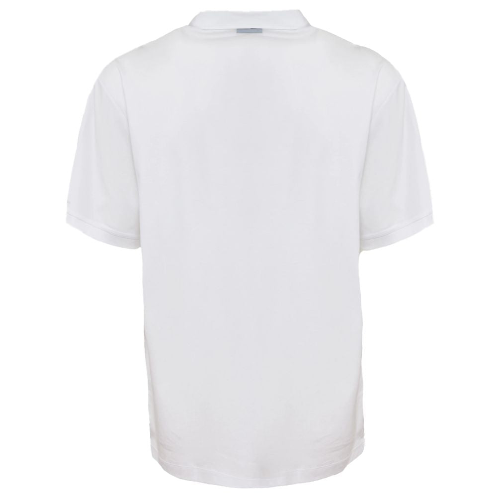 People Of Shibuya White Cotton Polo Shirt $210.00 People Of Shibuya Luzworld