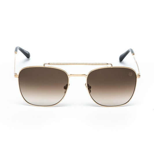 Belstaff Gold Titanium Sunglasses $854.00 Belstaff Luzworld