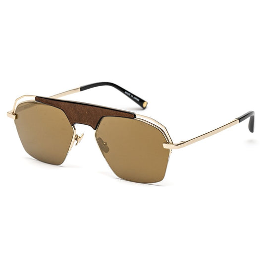 Belstaff Gold Titanium Sunglasses $848.00 Belstaff Luzworld