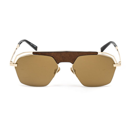 Belstaff Gold Titanium Sunglasses $848.00 Belstaff Luzworld
