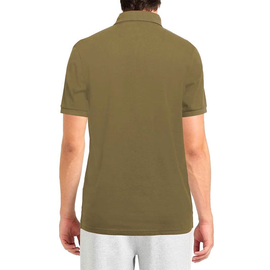 Alpha Studio Green Cotton Polo Shirt $211.00 Alpha Studio Luzworld
