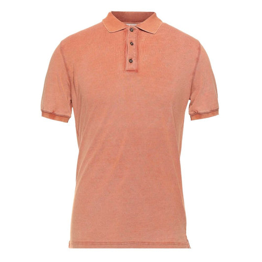 Alpha Studio Pink Cotton Polo Shirt $211.00 Alpha Studio Luzworld