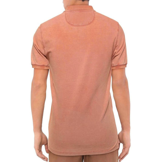 Alpha Studio Pink Cotton Polo Shirt $211.00 Alpha Studio Luzworld