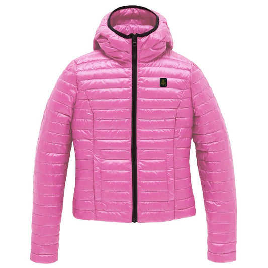 Refrigiwear Pink Polyamide Jackets & Coat $330.00 Refrigiwear Luzworld