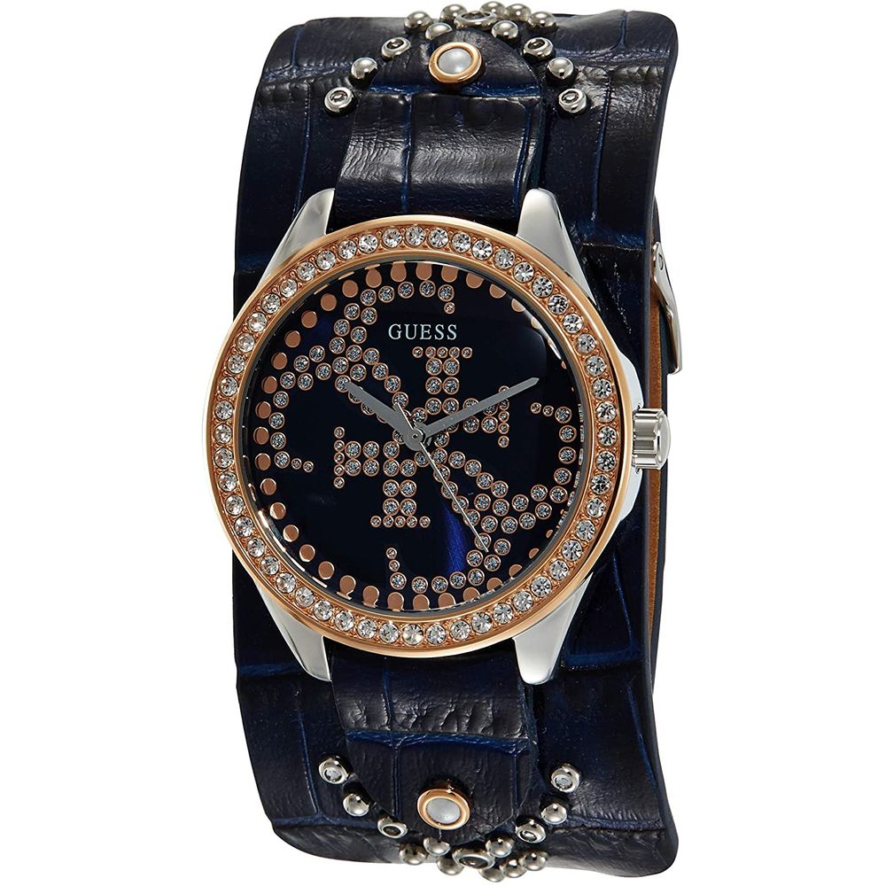 Guess Blue Leather Watch $304.00 Guess Luzworld