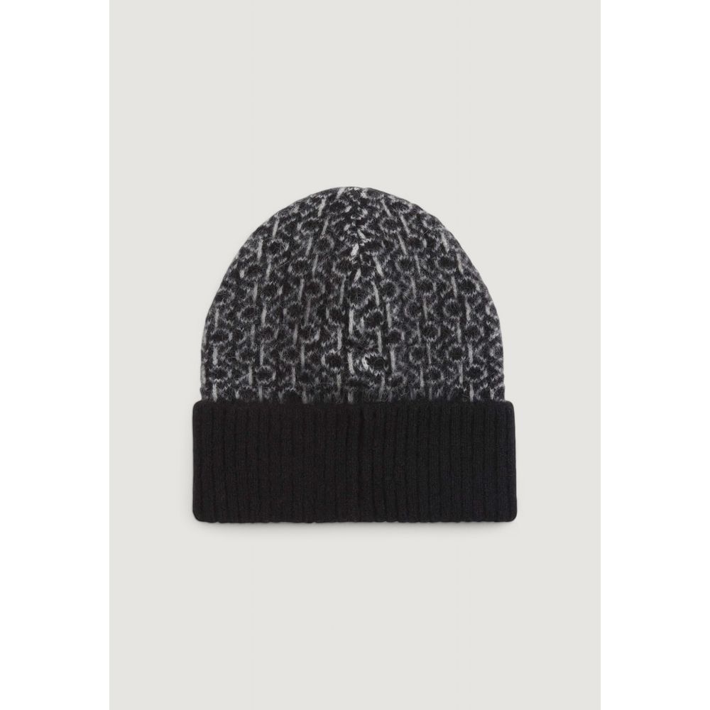 Calvin Klein Black Alpaca Leather Caps Baseball Hat