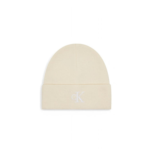 Calvin Klein Cream Recycled Polyester Caps Baseball Hat