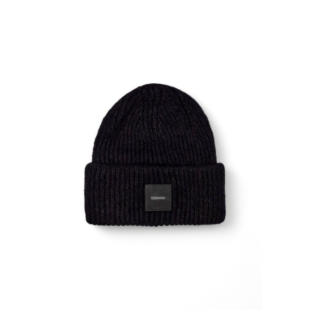 Calvin Klein Black Alpaca Leather Caps Baseball Hat $140.00 Calvin Klein Luzworld