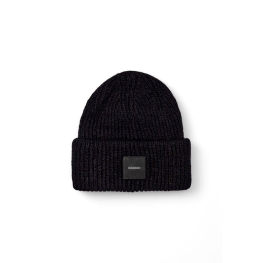 Calvin Klein Black Alpaca Leather Caps Baseball Hat $140.00 Calvin Klein Luzworld