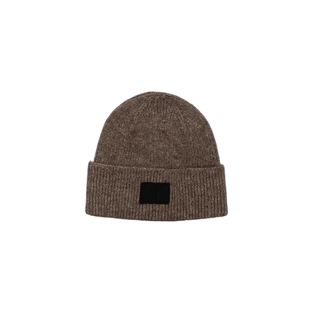 Calvin Klein Jeans Brown Marabou Caps Baseball Hat $125.00 Calvin Klein Jeans Luzworld