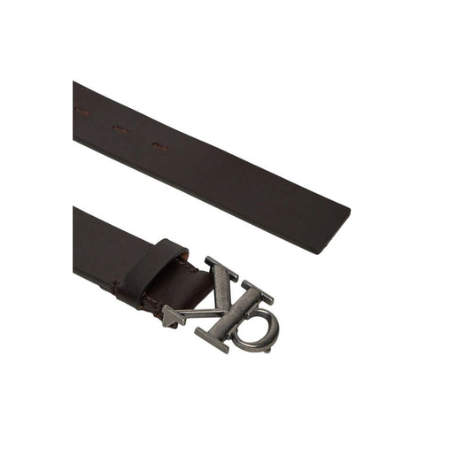 Calvin Klein Jeans Brown Leather Belt $157.00 Calvin Klein Jeans Luzworld