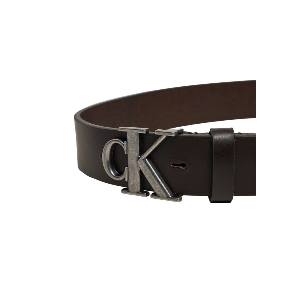 Calvin Klein Jeans Brown Leather Belt $157.00 Calvin Klein Jeans Luzworld