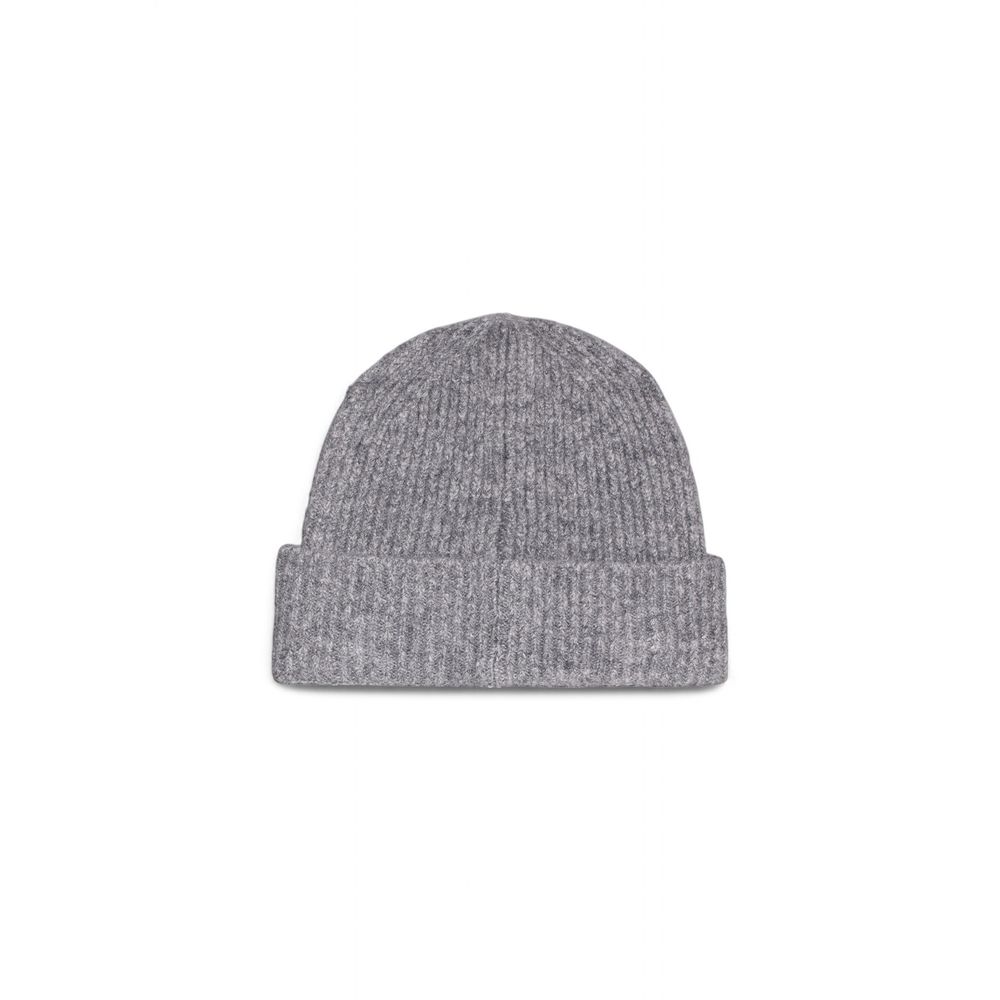 Calvin Klein Gray Marabou Caps Baseball Hat $142.00 Calvin Klein Luzworld
