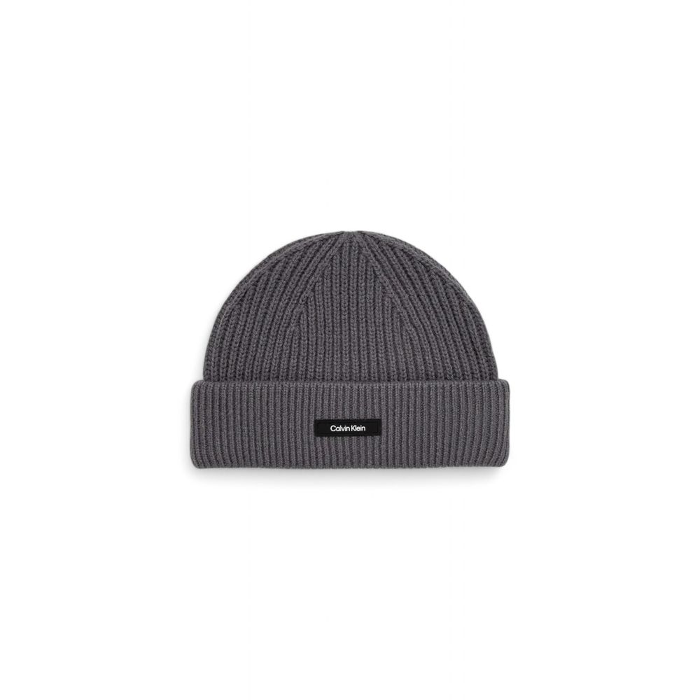 Calvin Klein Gray Organic Cotton Caps Baseball Hat $137.00 Calvin Klein Luzworld