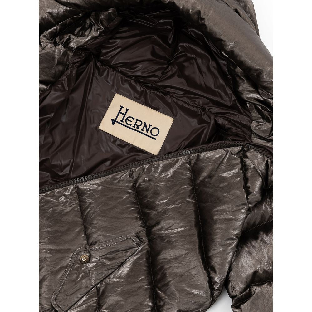 Herno Silver Viscose Jackets & Coat $1265.00 Herno Luzworld