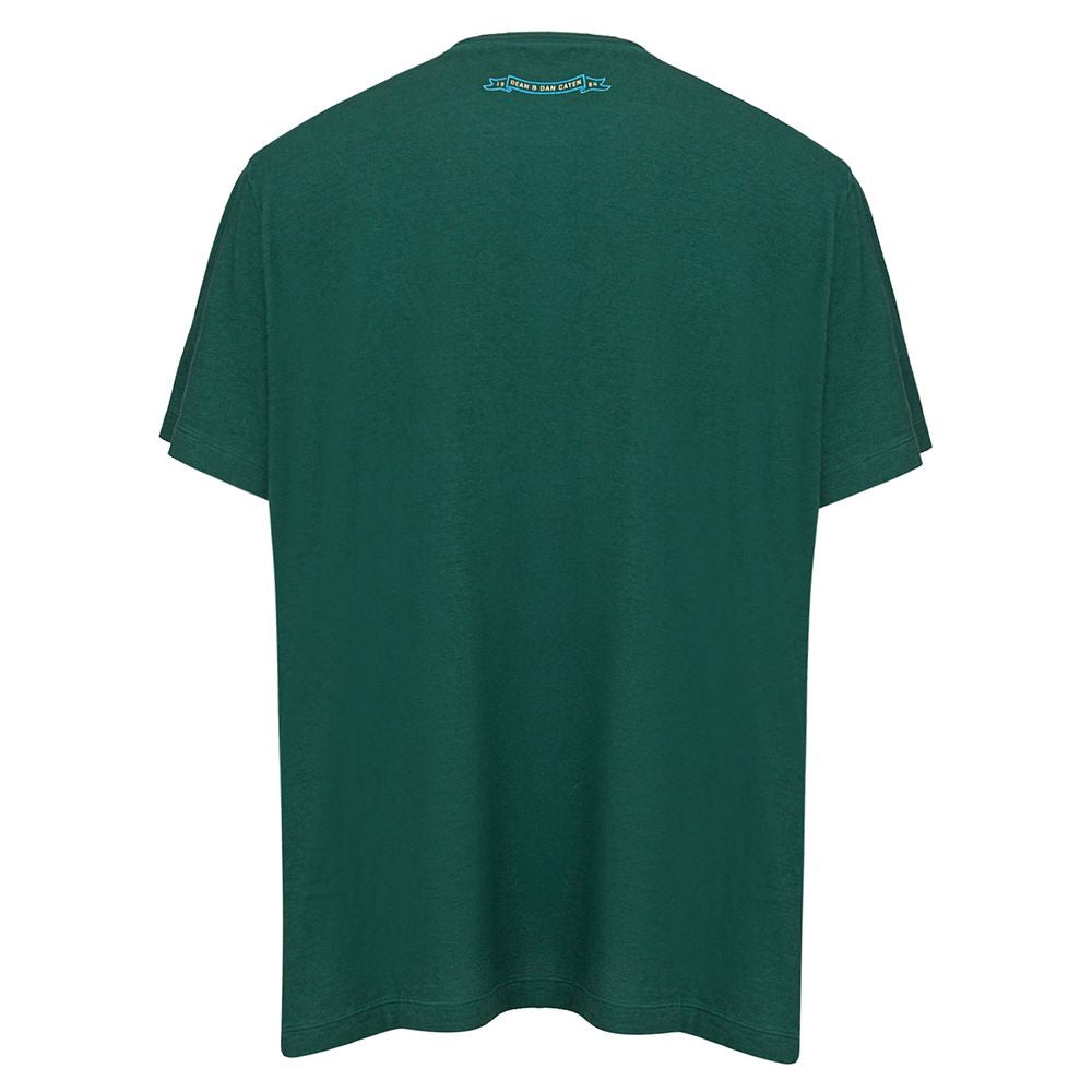 Dsquared² Green Cotton T-Shirt $577.00 Dsquared² Luzworld