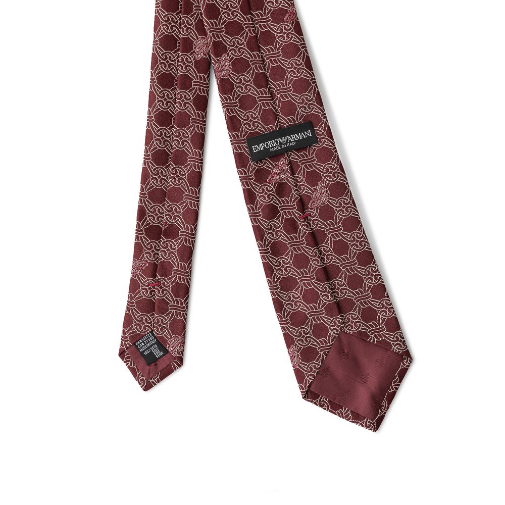 Emporio Armani Red Silk Ties & Bowty $211.00 Emporio Armani Luzworld