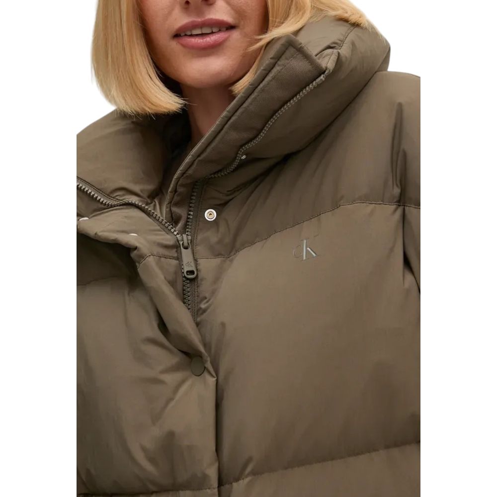 Calvin Klein Jeans Brown Polyester Jackets & Coat $625.00 Calvin Klein Jeans Luzworld