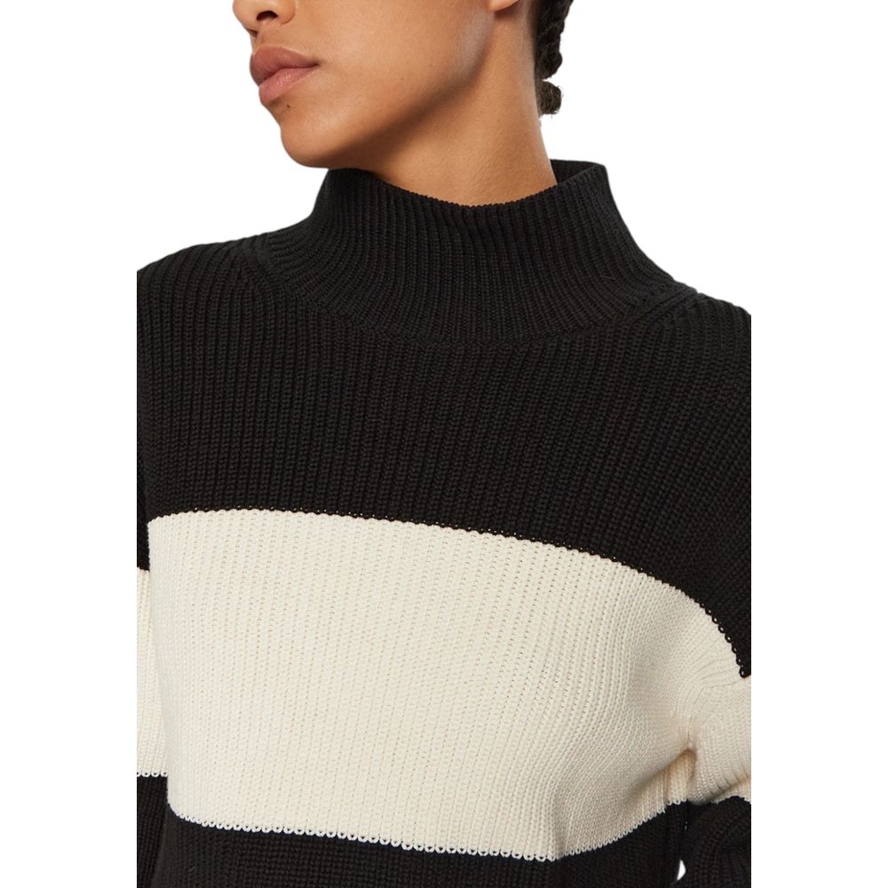 Calvin Klein Jeans Black And White Cotton Sweater $210.00 Calvin Klein Jeans Luzworld