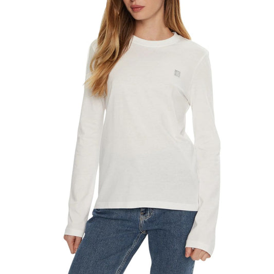 Calvin Klein Jeans White Cotton T-Shirt