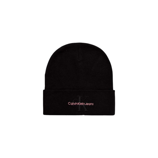 Calvin Klein Jeans Black Cotton Caps Baseball Hat