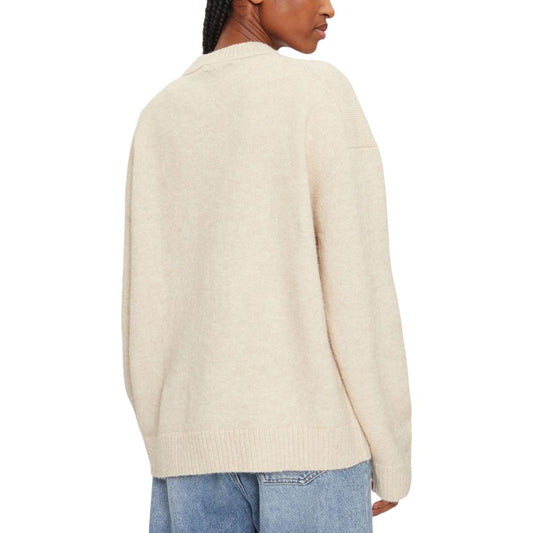Calvin Klein Jeans Beige Polyester Sweater $222.00 Calvin Klein Jeans Luzworld