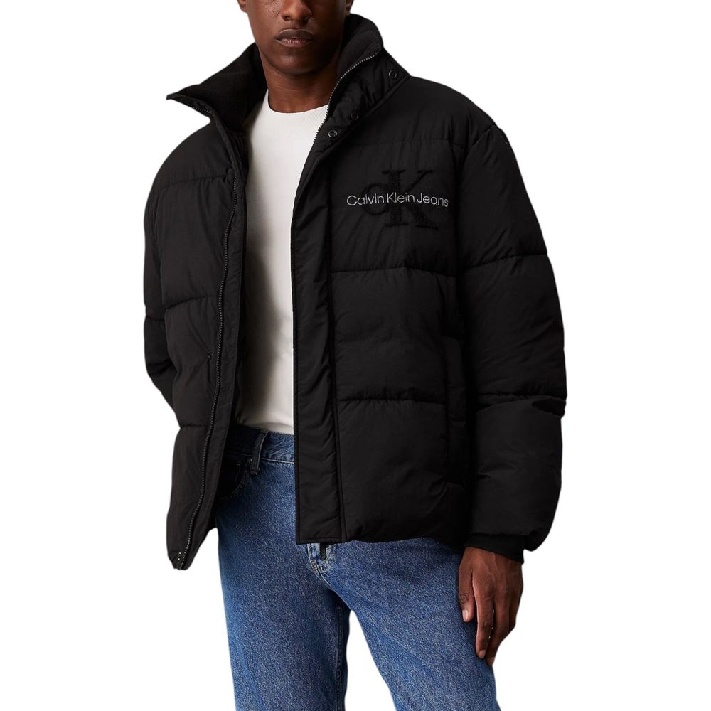 Calvin Klein Jeans Black Recycled Polyamide Jackets & Coat