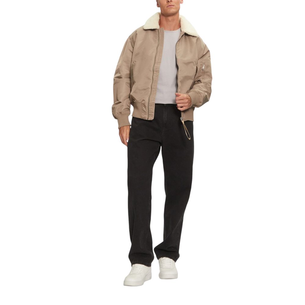 Calvin Klein Jeans Beige Recycled Polyamide Jackets & Coat